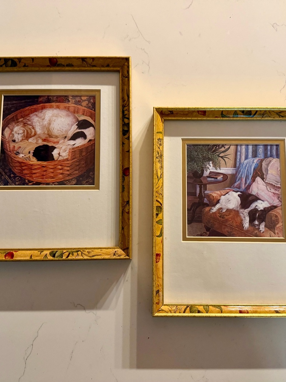 Framed Diana Calvert Prints - Pair